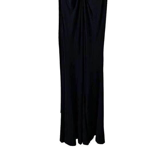 Vince Camuto New Womens One Shoulder Ruched Side Gown Dress Black 2 Classic Glam - Picture 11 of 15
